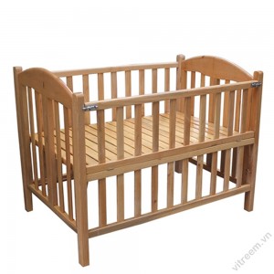 Giường cũi trẻ em gỗ sồi VTE_GC_01